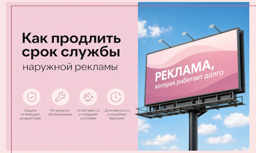 Как продлить срок службы наружной рекламы в  Азнакаеве