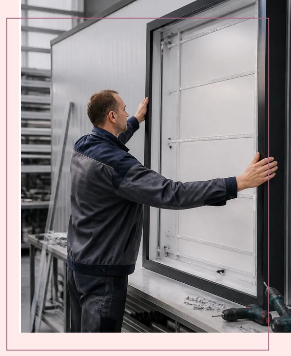 Изготовление композитного светового короба в Азнакаеве