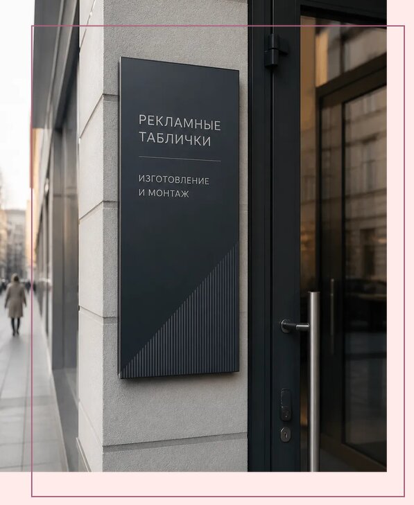 Рекламные таблички в Азнакаеве по цене от 4618 р. | Аванза-Знк