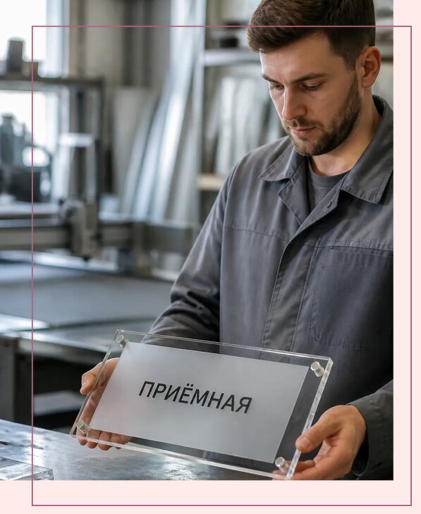 Таблички из оргстекла на заказ в Азнакаеве от 4002 р. | Аванза-Знк