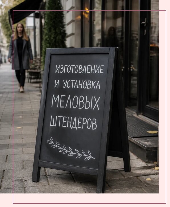 Меловые штендеры в Азнакаеве по цене от 6670 р. | Аванза-Знк